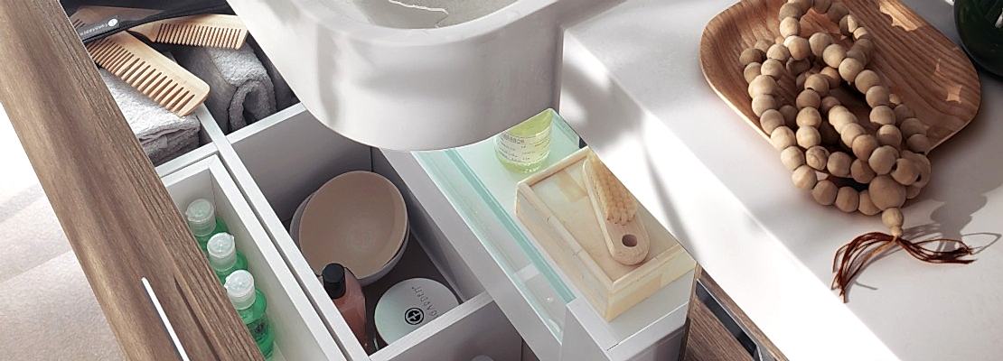 casa pulita ordine bagno - sacca caddy